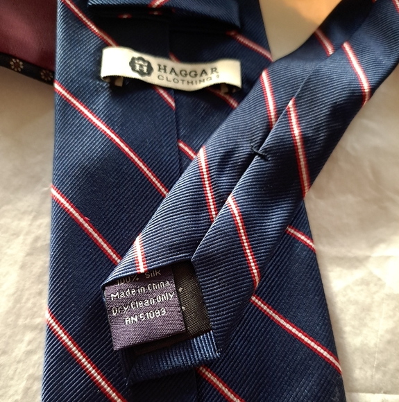 Designer and Vintage Tie Collection. FIVE FOR ONE BUNDLE.  Blue Tones - Picture 7 of 9